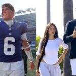 Jaxson Dart, Justin Herbert with Madison Beer