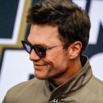 Tom Brady walks the red carpet on Sunday, May 25, 2025, ahead of the 109th running of the Indianapolis 500 at Indianapolis Motor Speedway.