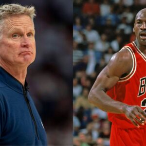 Steve Kerr(L) and Michael Jordan(R)