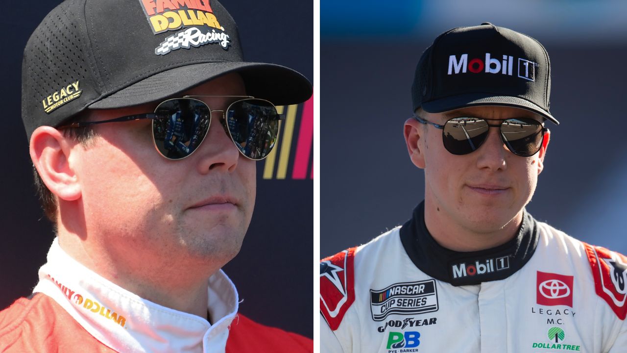 Legacy Motor Club drivers Erik Jones and John Hunter Nemechek