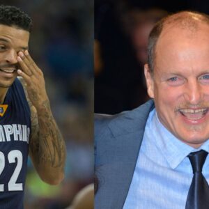 Matt Barnes (L), Woody Harrelson (R)