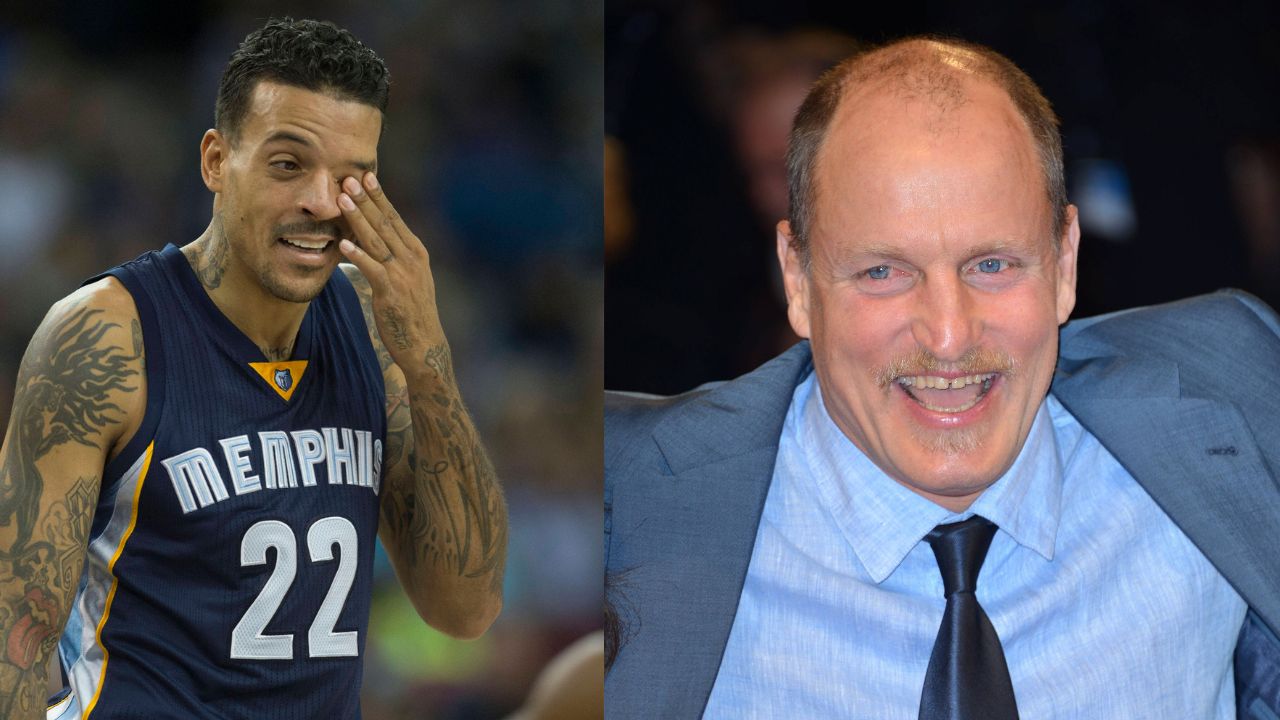 Matt Barnes (L), Woody Harrelson (R)