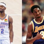 Shai Gilgeous-Alexander (L) and Kobe Bryant (R)