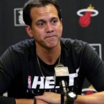June 7, 2020, USA: Miami Heat coach Erik Spoelstra on Saturday discusses the NBA