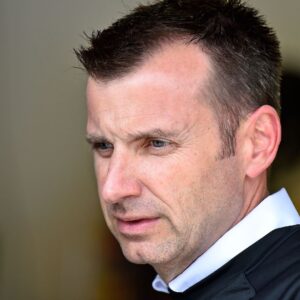 Feb 9, 2019; Daytona Beach, FL, USA; NASCAR Cup Series crew chief Rodney Childers during practice for the Daytona 500 at Daytona International Speedway