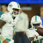 Tyreek Hill and Tua Tagovailoa