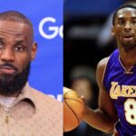 LeBron James (L), Kobe Bryant (R)