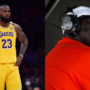 LeBron James (L) and Michael Jordan (R)