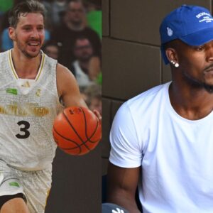 Goran Dragic (L), Jimmy Butler (R)