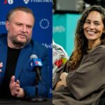 Daryl Morey(L) and Sue Bird(R)