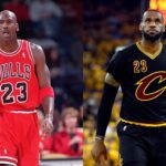 Michael Jordan and LeBron James