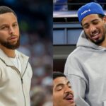 Stephen Curry(L) and Tyrese Haliburton(R)