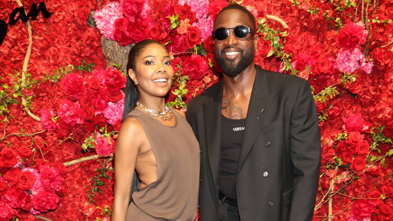 Dwyane Wade and Gabrielle Union at Richie Akiva s 10th Annual The After Met Gala After Party held at Casa Cipriani on May 6, 2024 in New York City.