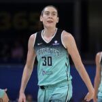 Breanna Stewart (30 New York Liberty) is seen during the game between the Chicago Sky and New York Liberty on Thursday September 11, 2025 at Wintrust Arena, Chicago, USA.