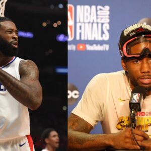 DeAndre Jordan (L), Kawhi Leonard (R)