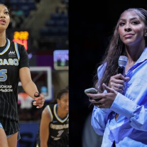 Angel Reese (L), Candace Parker (R)