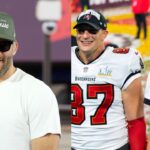 Julian Edelman, Rob Gronkowski with Tom Brady