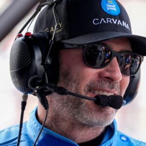 May 24, 2025; Concord, North Carolina, USA; NASCAR Cup Series driver Jimmie Johnson (84) during qualifying at Charlotte Motor Speedway