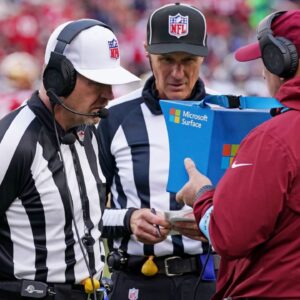 NFL Officials using replay review