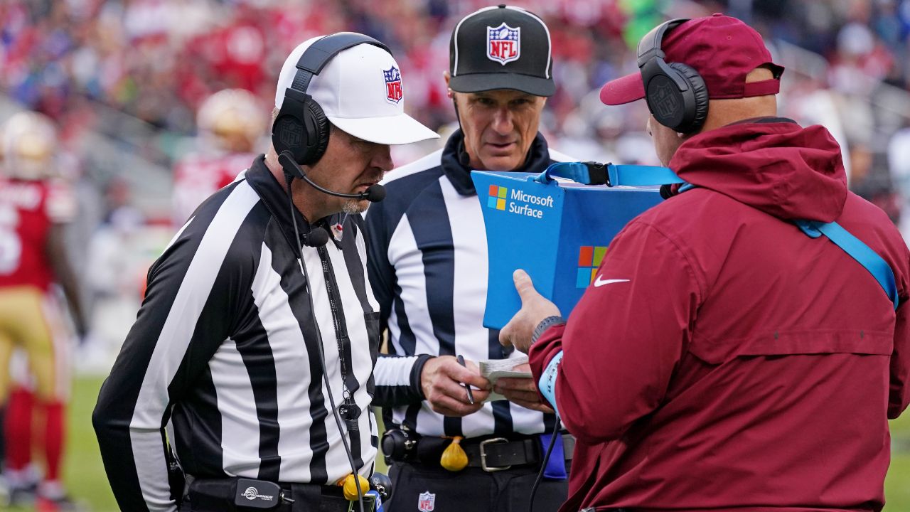 NFL Officials using replay review