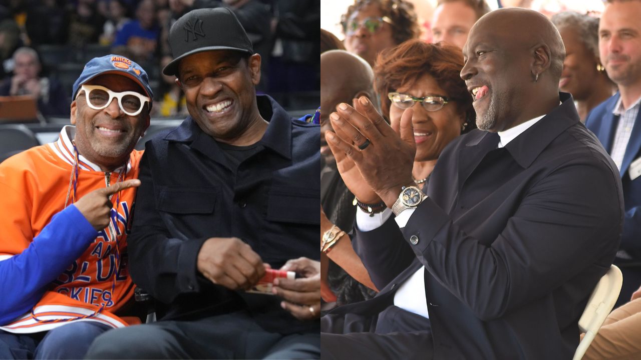 Spike Lee and Denzel Washington, Michael Jordan: Credit: USA Today Sports
