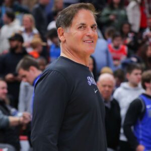 Mark Cuban of the Dallas Mavericks looks on after a game against the Chicago Bulls at the United Center on March 11, 2024 in Chicago, Illinois