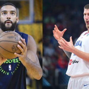 Rudy Gobert (L), Nikola Jokic (R)