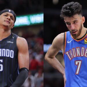 Paolo Banchero (L) and Chet Holmgren (R)