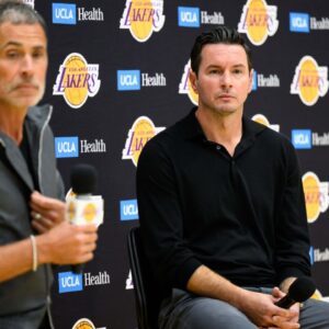 Rob Pelinka and JJ Redick