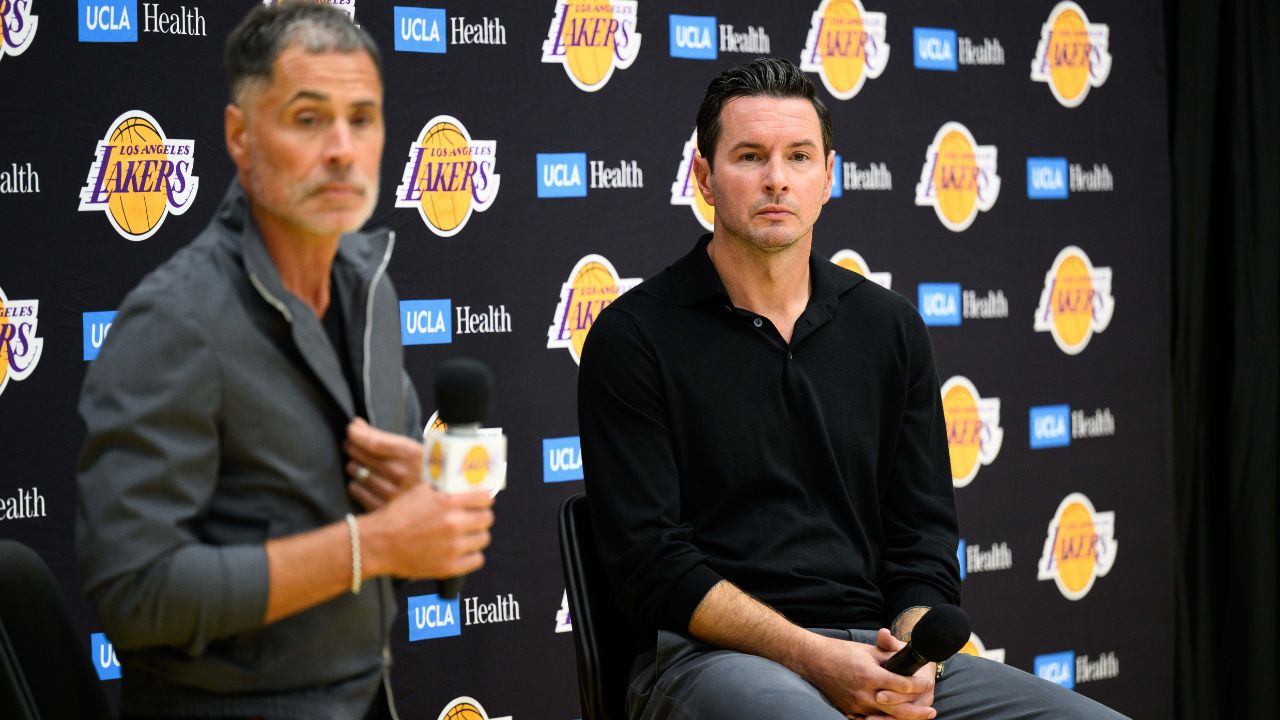 Rob Pelinka and JJ Redick