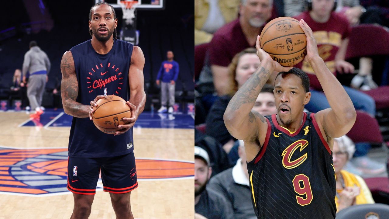 Kawhi Leonard(L) and Channing Frye(R)