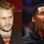 Heath Ledger (L), Jamal Crawford (R)