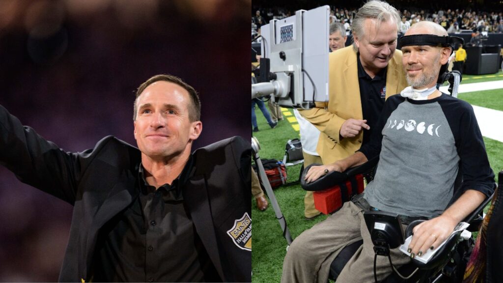 Drew Brees and Steve Gleason