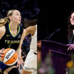 (L) Paige Bueckers (R) Sue Bird