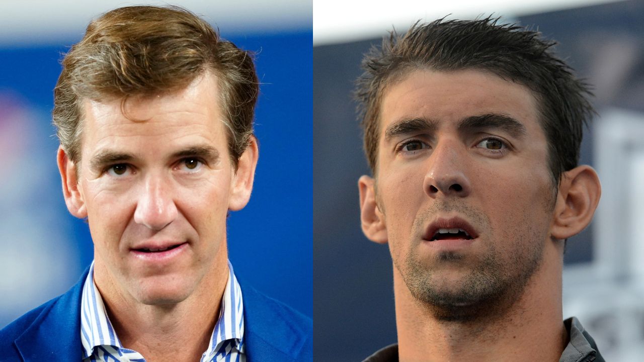 Eli Manning, Michael Phelps
