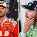 Trackhouse Racing drivers Shane van Gisbergen and Ross Chastain