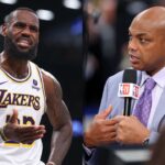 LeBron James(L) and Charles Barkley(R)