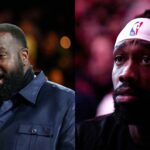 Kendrick Perkins (L) and Patrick Beverly (R)