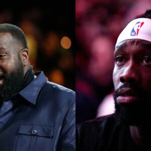 Kendrick Perkins (L) and Patrick Beverly (R)