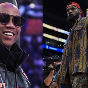 Stephon Marbury (L), LeBron James (R)