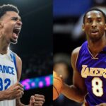 Victor Wembanyama (L), Kobe Bryant (R)