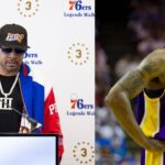 Allen Iverson (L), Kobe Bryant (R)