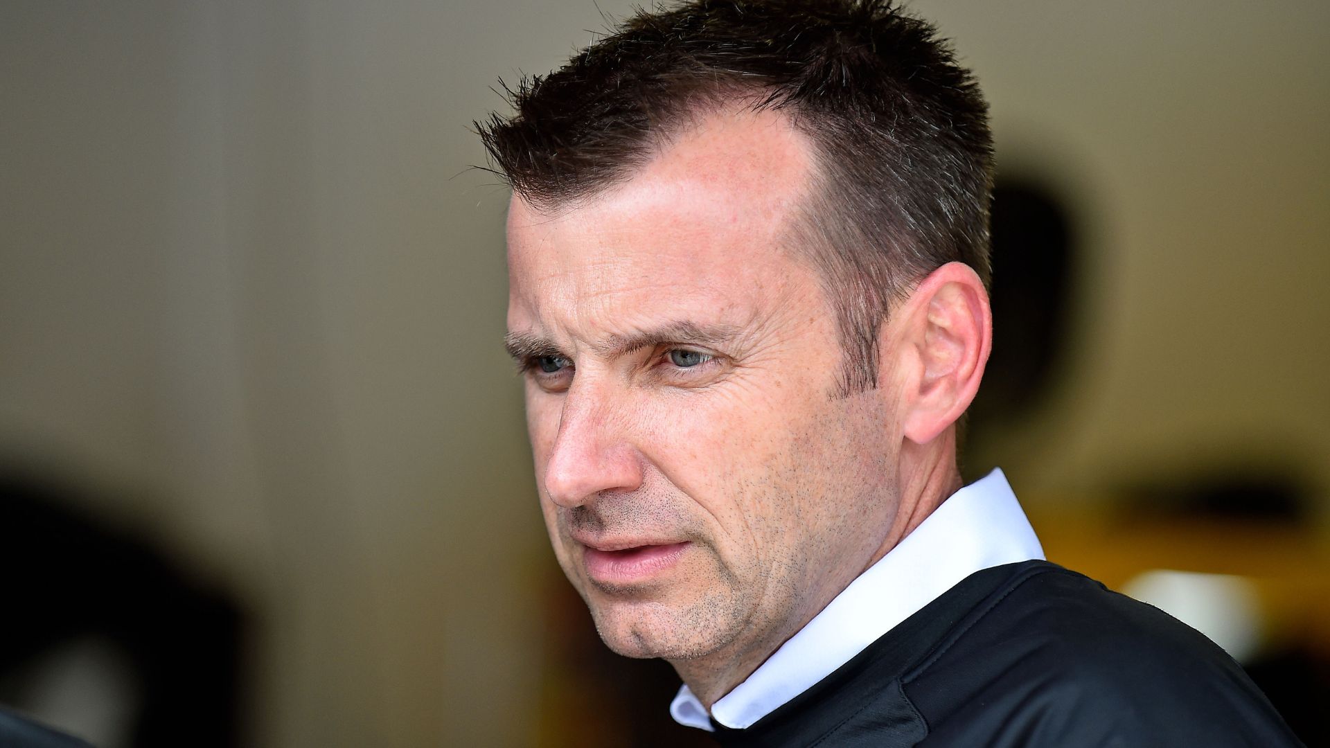 Feb 9, 2019; Daytona Beach, FL, USA; NASCAR Cup Series crew chief Rodney Childers during practice for the Daytona 500 at Daytona International Speedway