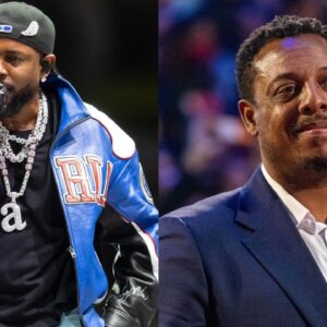 Kendrick Lamar (L), Paul Pierce (R)