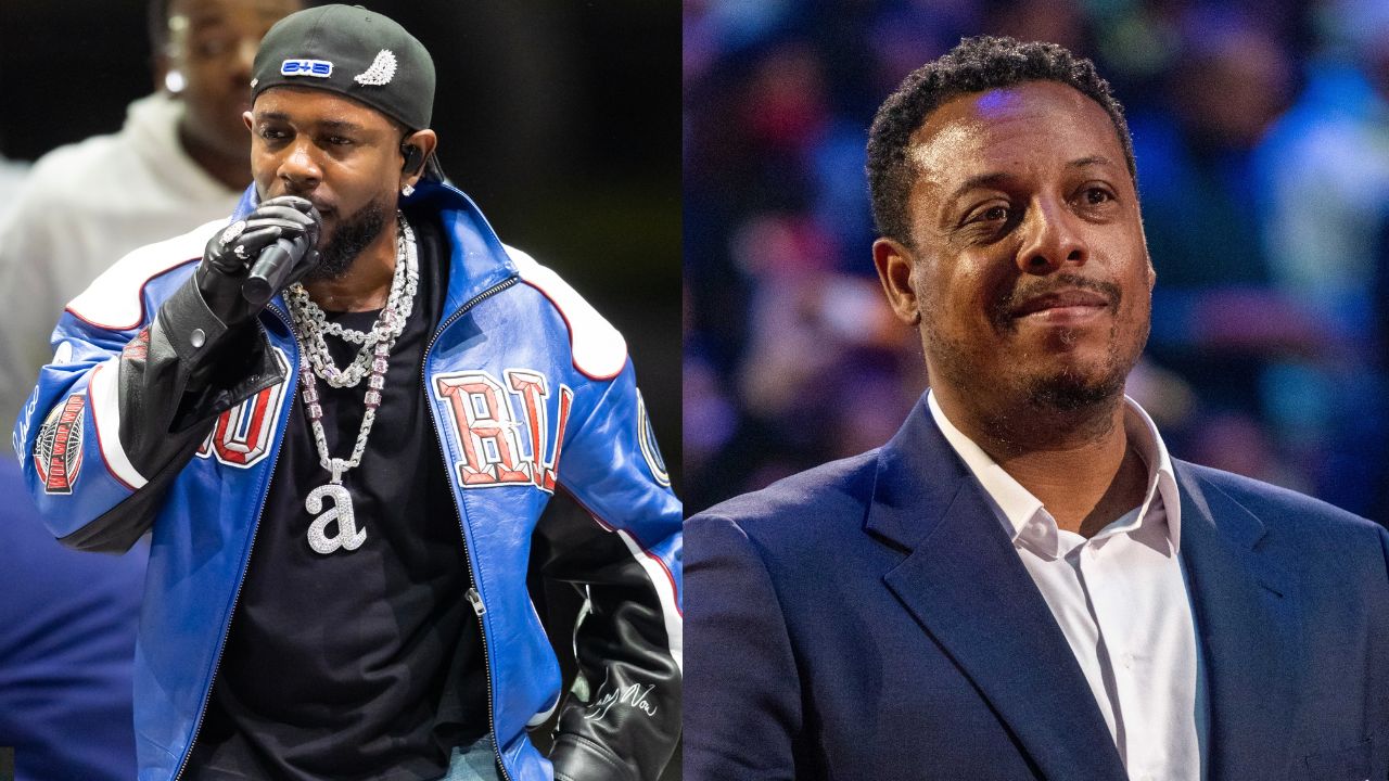 Kendrick Lamar (L), Paul Pierce (R)