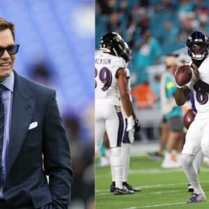 Tom Brady and Lamar Jackson