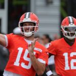 Shedeur Sanders and Joe Flacco