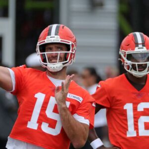 Shedeur Sanders and Joe Flacco