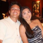 Dillon Gabriel with Zoe Caswell