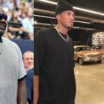 (L) Shaquille O'Neal (R) Devin Booker and iShowSpeed